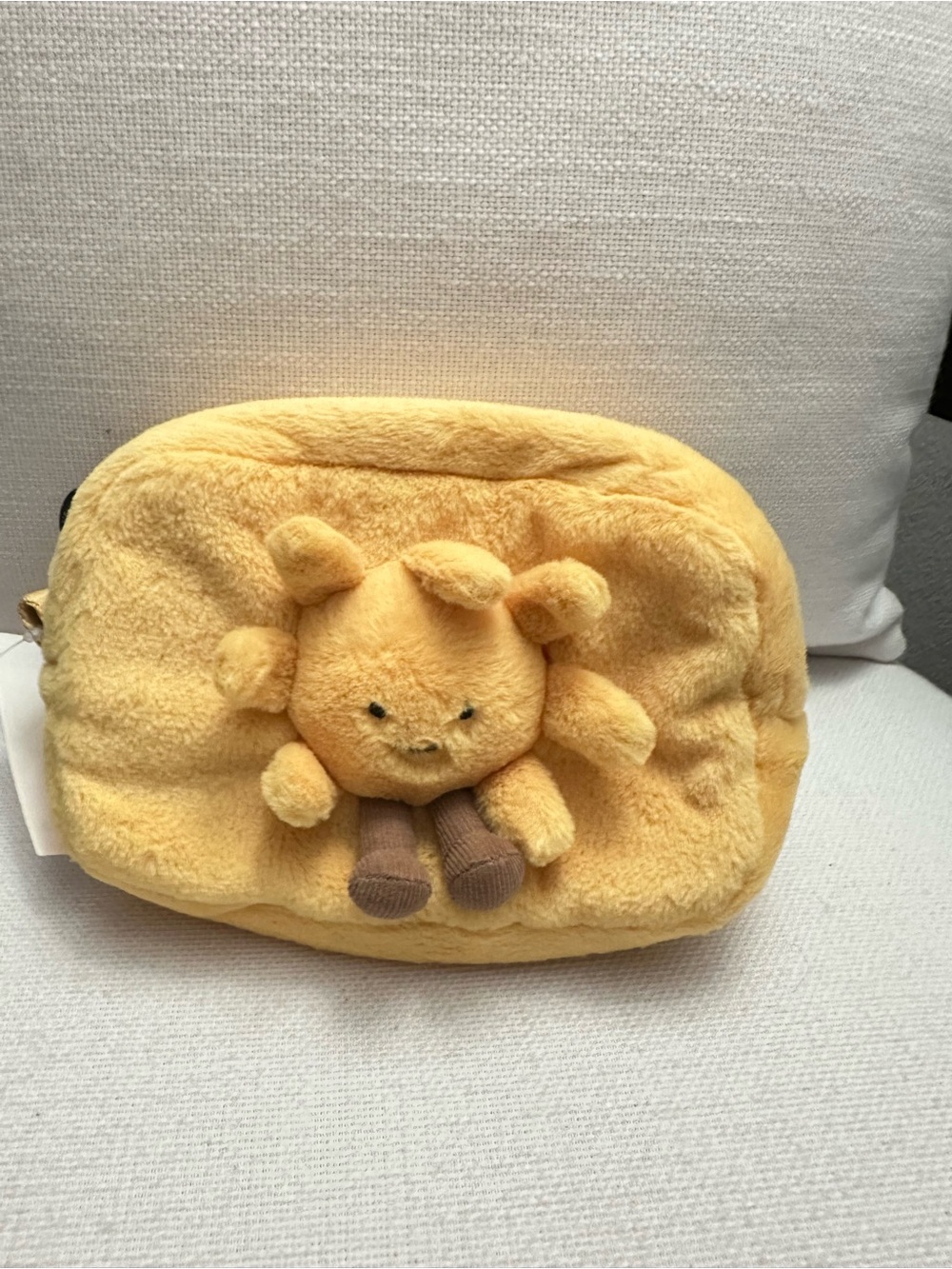 Jellycat Yellow Sun Plush Pouch